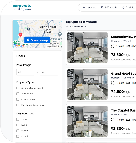 Corporate housing