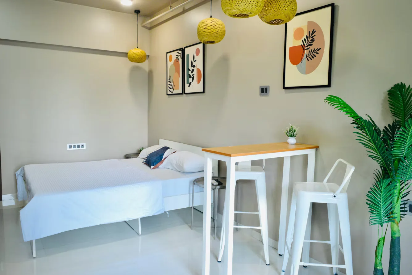 Private Studio Apartment with Balcony in New Kalyani Nagar