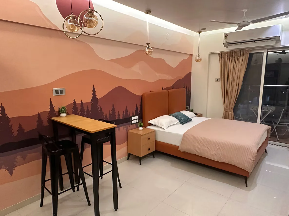 Breezy Studio Apartment in Vithhal Nagar