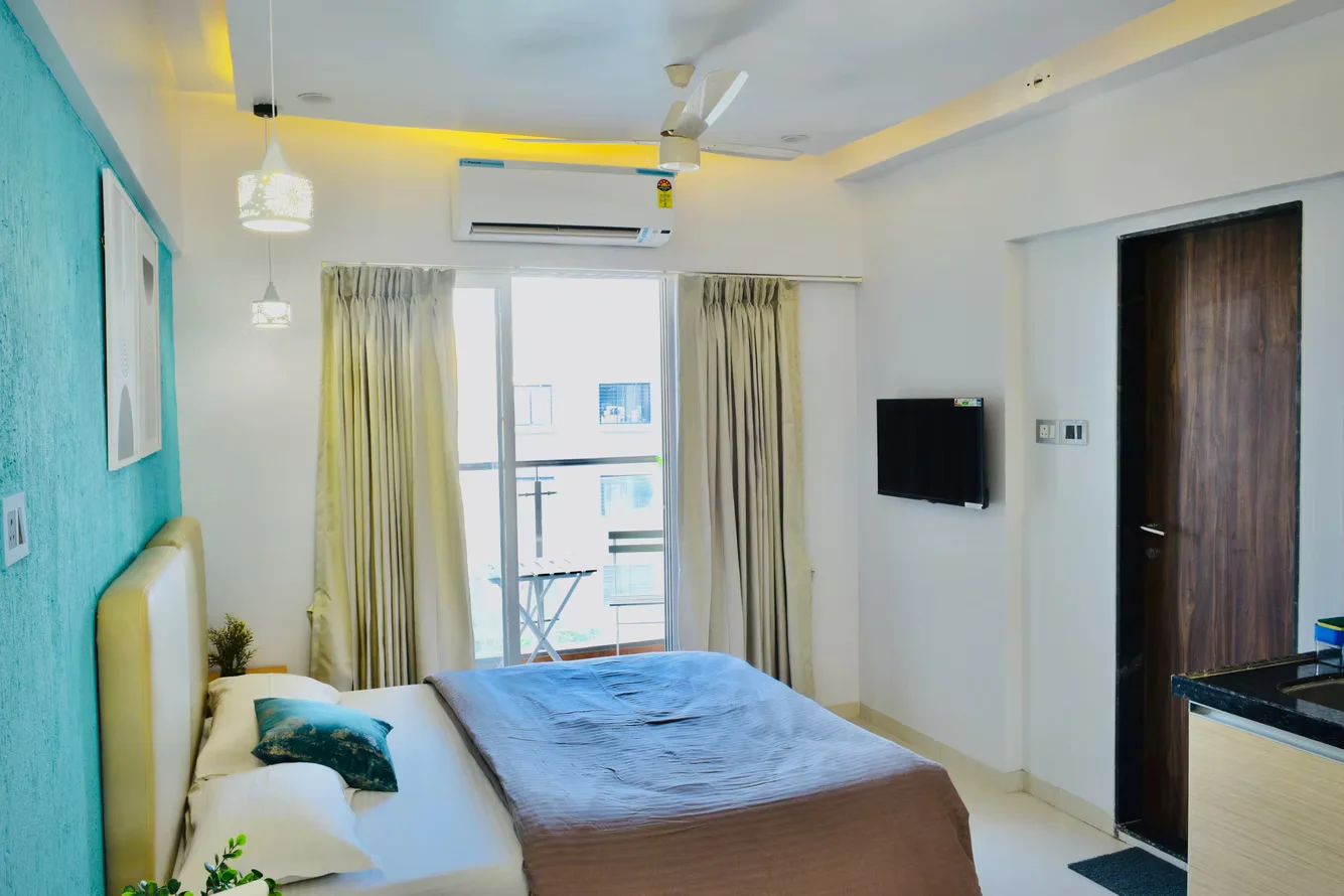 Studio apt with Balcony in New Kalyani Nagar