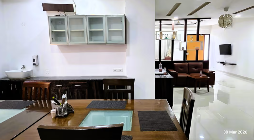 Fully Furnished 3 BR Serviced Apartment in Banjara Hills