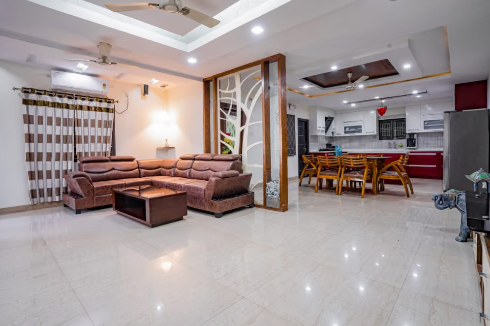 Spacious 3 Bedroom Apartment in Anjaiah Nagar