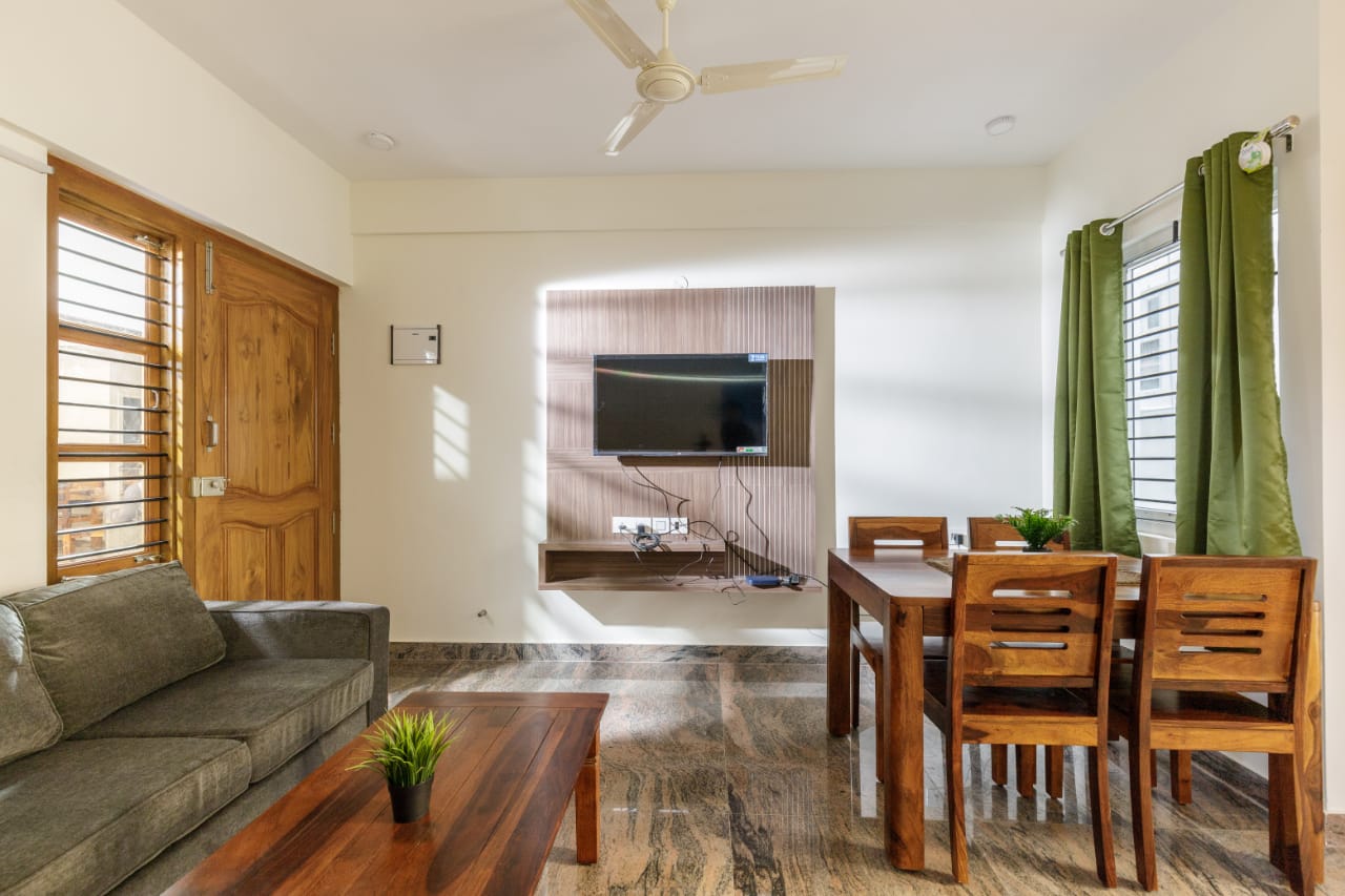 2 BR Servied Apartment near Panduranga Nagar