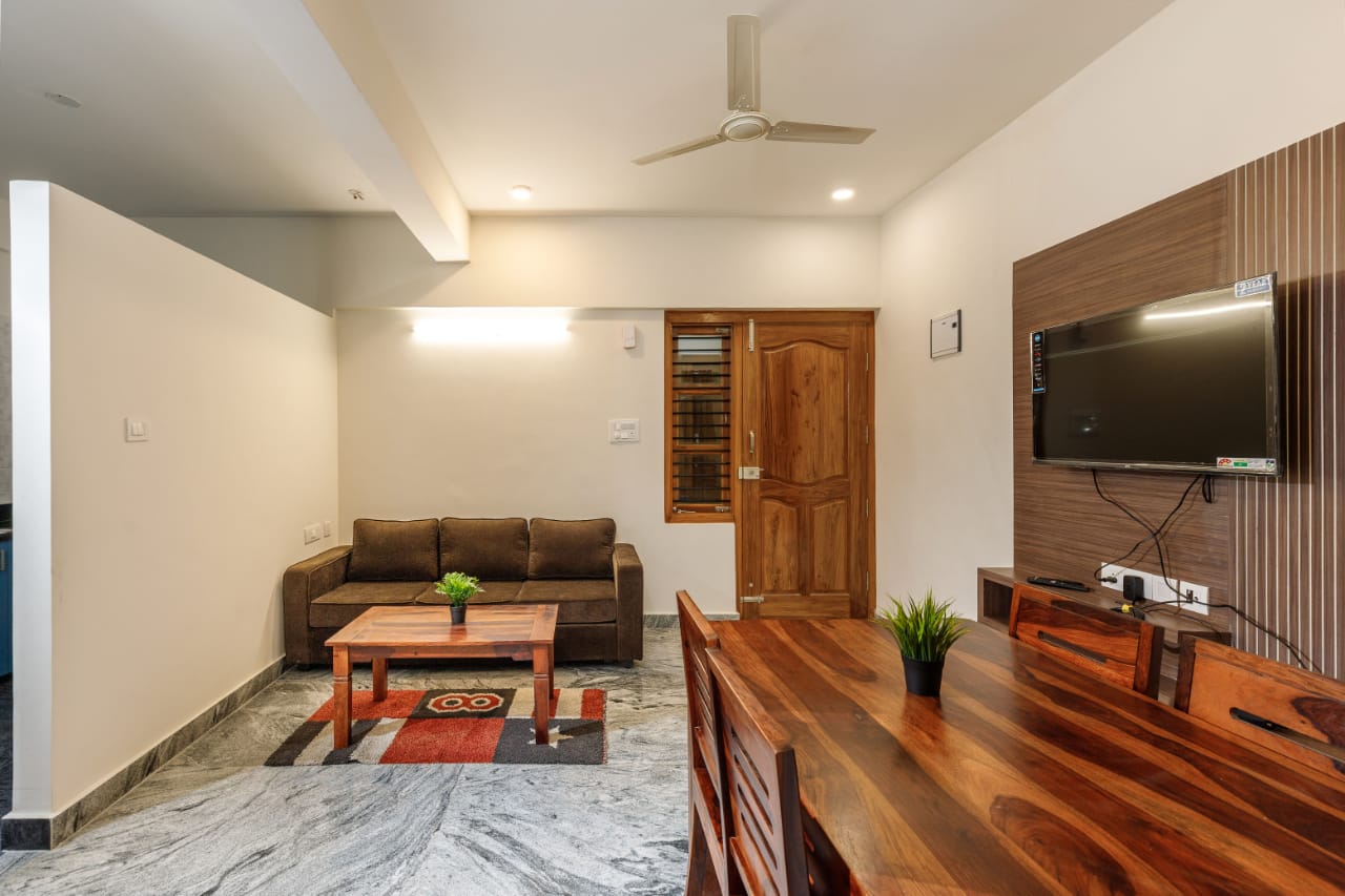 2 BR Servied Apartment near Panduranga Nagar