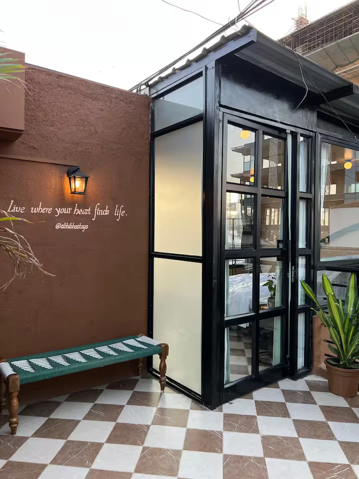 Studio Apartment with Terrace in Meera Nagar