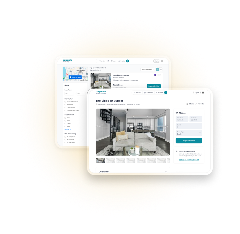 Booking Interface